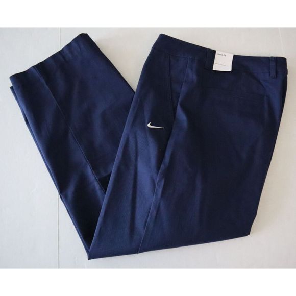 Nike DX6027 410 Men's Sz 38 Navy Blue Life Unlined Cotton Chino Pants - Picture 7 of 8
